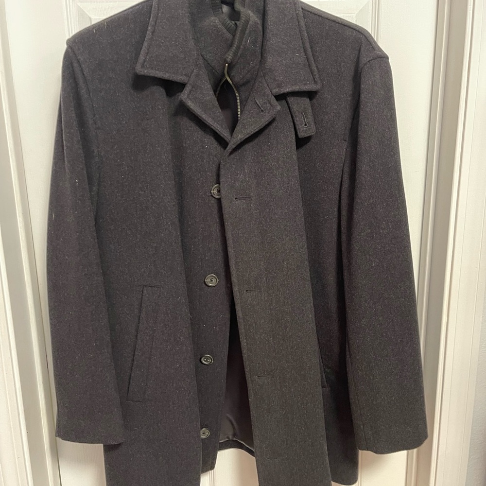 Charcoal grey wool jacket